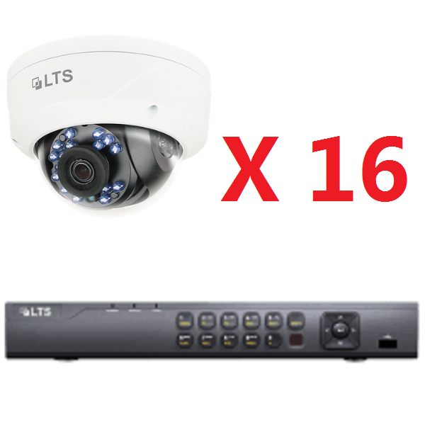 NO HDD LTS DVR 1080p LTD8316KET 16CH H.265 16 Channel HDTVI Hybrid