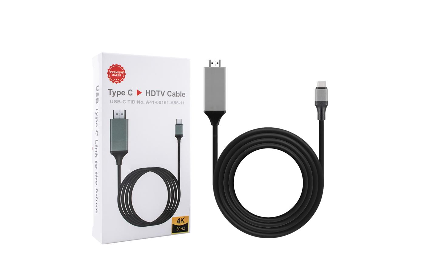 Adaptador Cable Usb Tipo C A Hdmi/ Usb-c A Hdmi 4k Hdtv 30 Hz