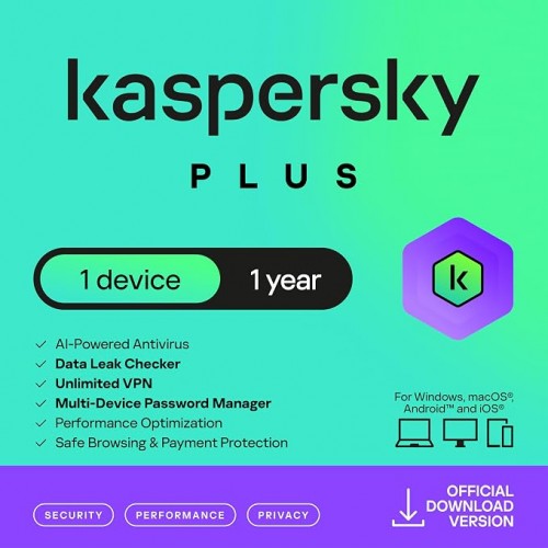 Kaspersky Plus 1-Device 1-Year
