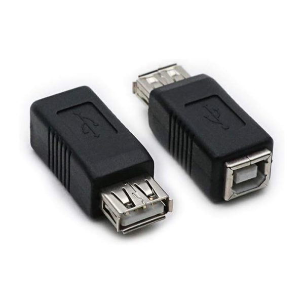 Usb Af USB 2.0 AF/BF Plug Type A Female to Type B Female Adapter Connector ...
