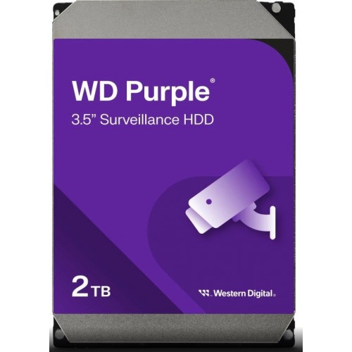 WD Purple WD23PURZ 2TB 3.5” SATA Hard Drive